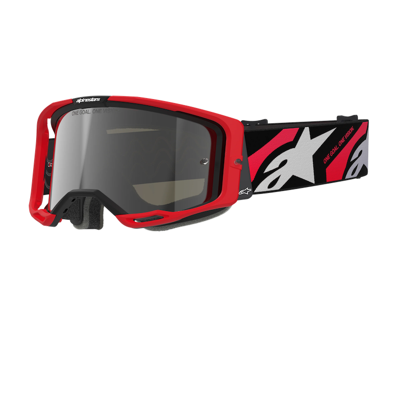 Goggle Alpinestars Vision 8 Luar Đỏ Đen