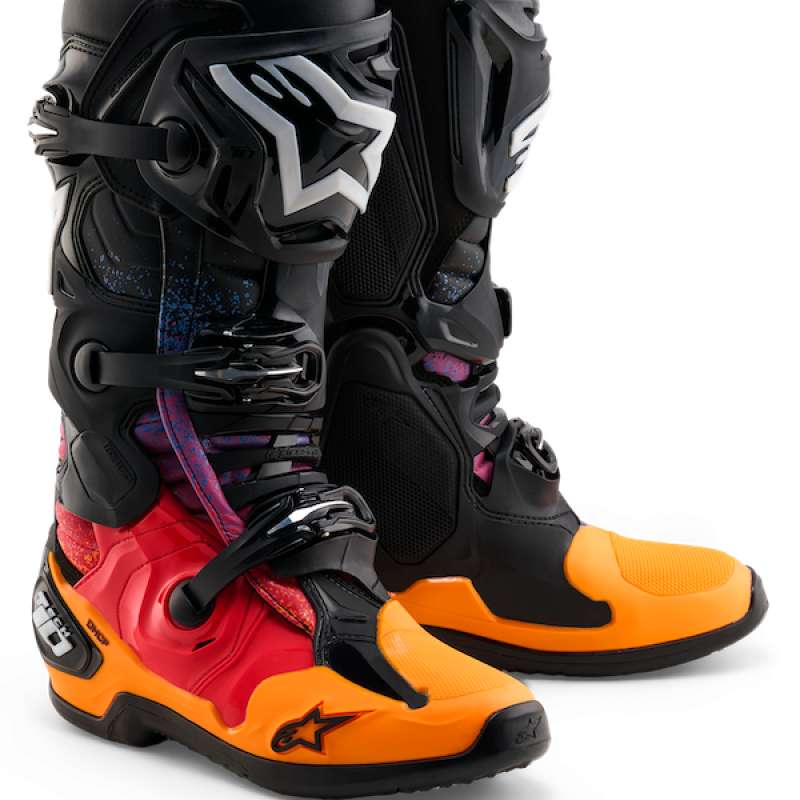 Giày Alpinestars Tech 10 Cam Đen Vũ Trụ *Limited*