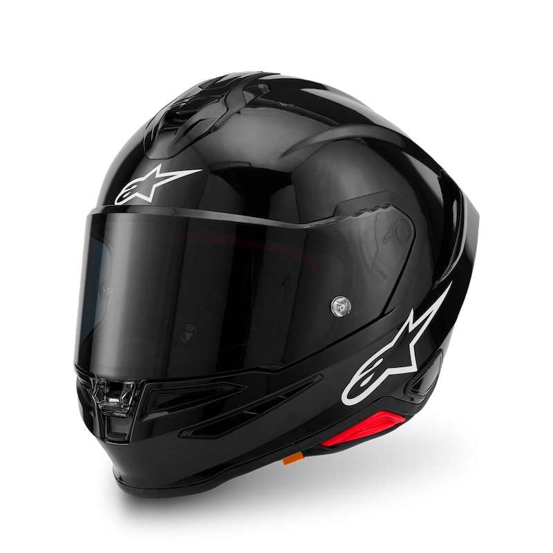 Nón Alpinestars Supertech R7 Đen Bóng