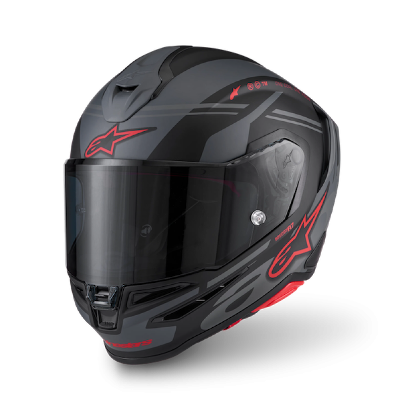 Nón Alpinestars Supertech R7 A-Core Đen Xám