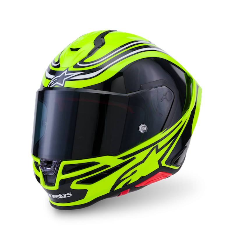 Nón Alpinestars Supertech R7 Zeal Vàng Neon